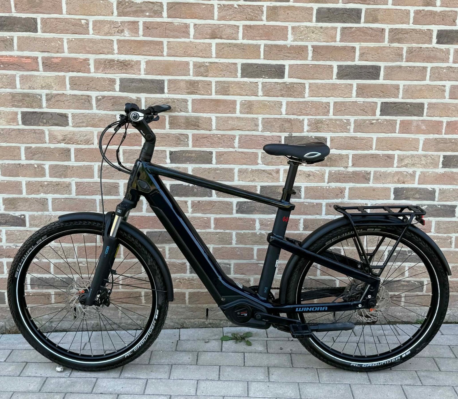 vélo électrique Winora / Bosch 4Gen / 750Wh, Autres marques, 51 à 55 cm, 50 km par batterie ou plus, Comme neuf