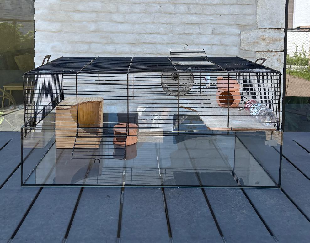 Knaagdierkooi 78 cm x 34 cm x 48 cm, Kooi, Gebruikt, Muis, 75 tot 110 cm