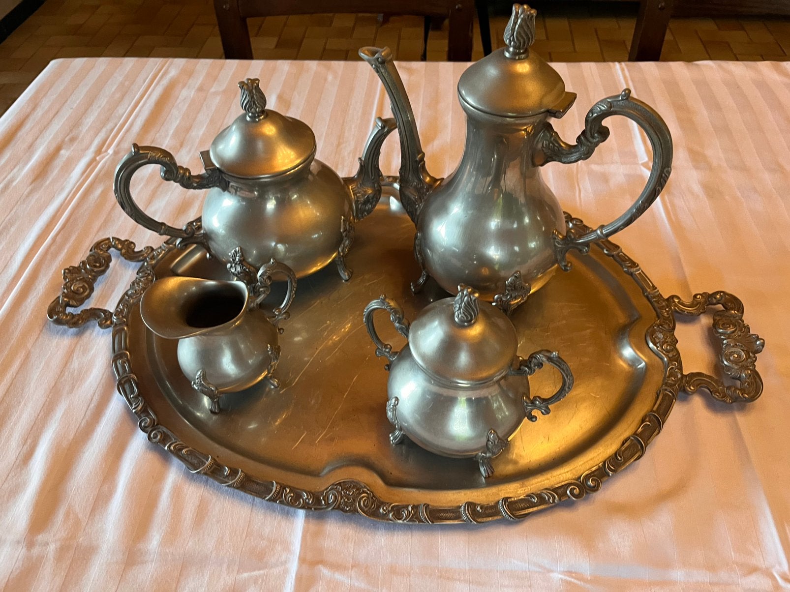 5 delige service set, Ophalen