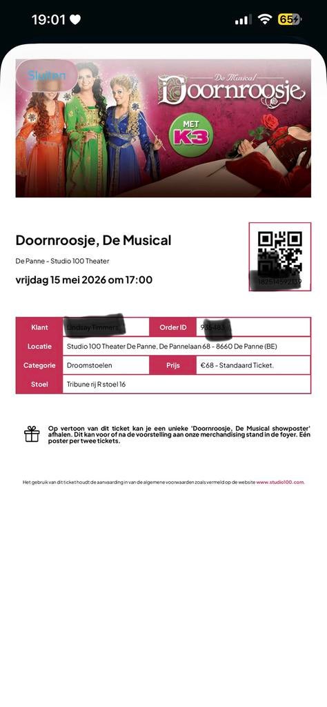 K3 doornroosje droomstoelen, Trois personnes ou plus, Autres, Autres types