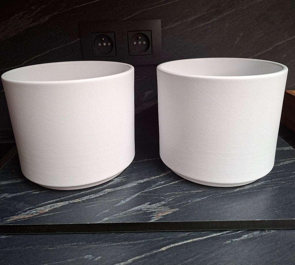 Bloempotten diam16.hoogte 14,5., Ophalen, Gebruikt, Binnen, Terracotta