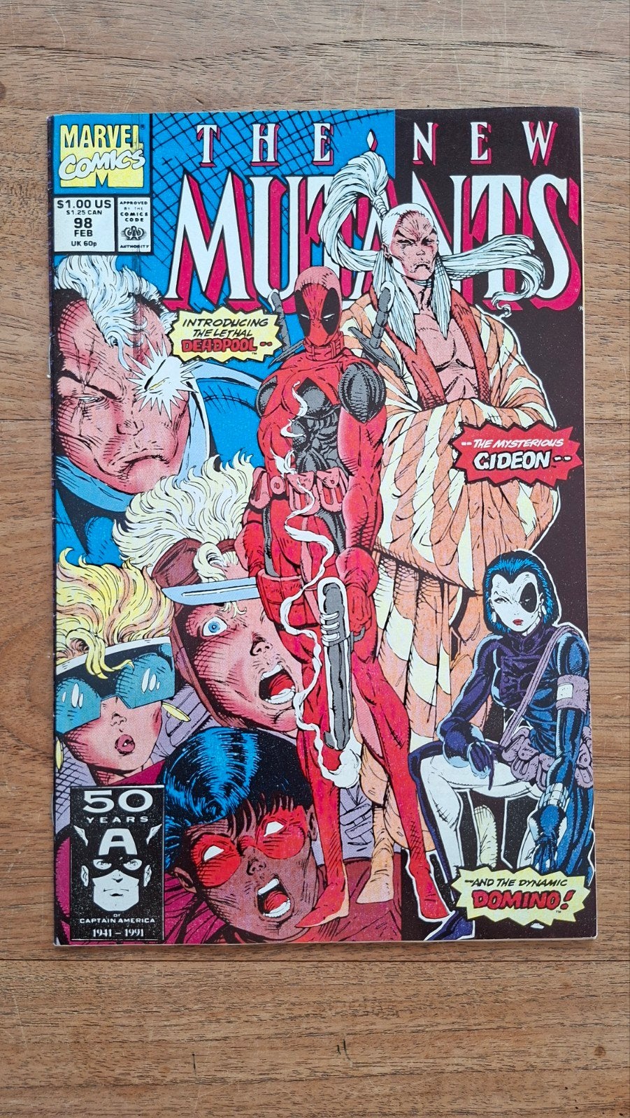 Marvel New Mutants #98. Première apparition de Deadpool., Enlèvement ou Envoi
