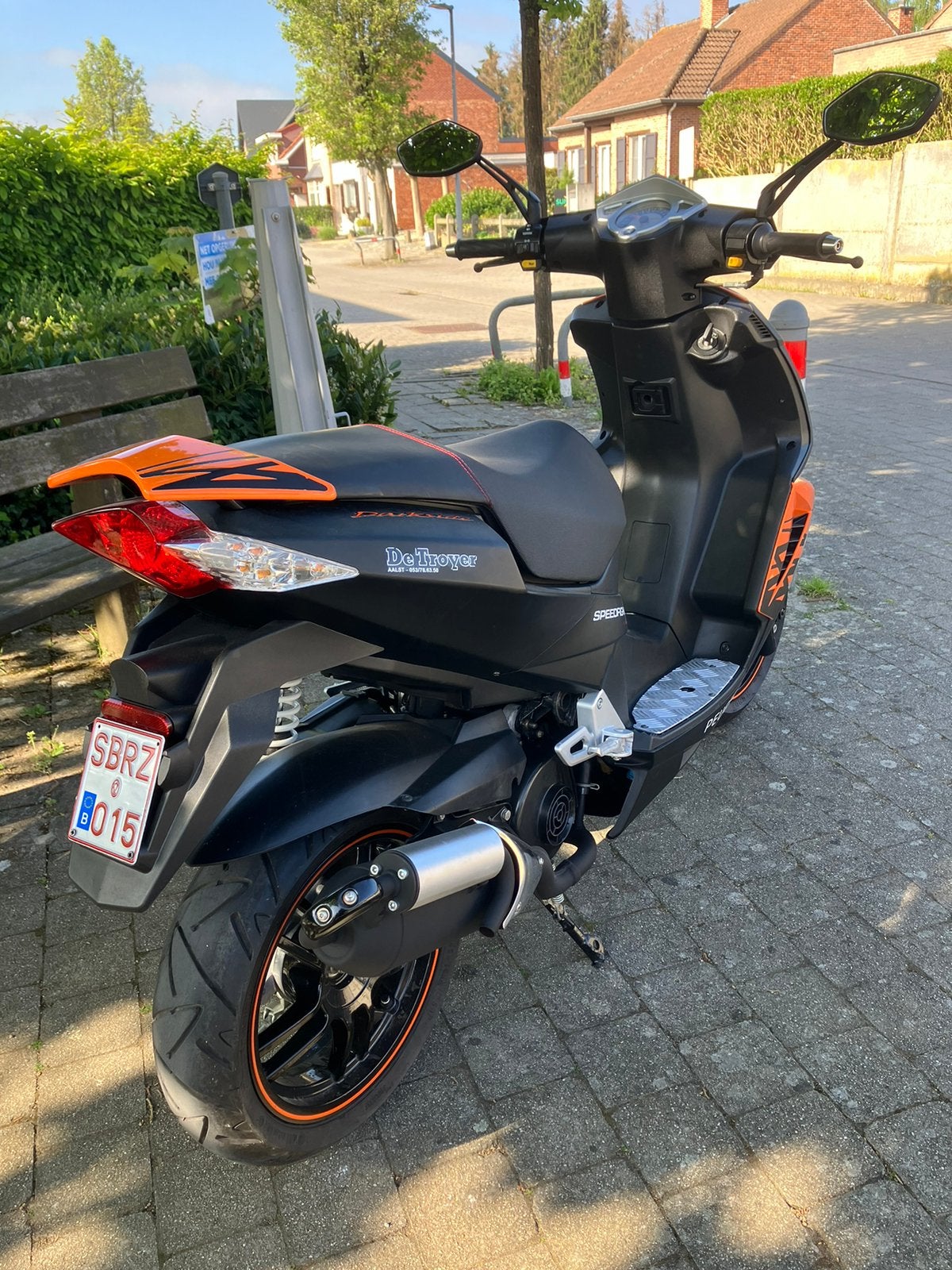 peugeot speedfight 3 km 2800, Fietsen en Brommers, Tweetakt, Speedfight, 49 cc, Ophalen of Verzenden