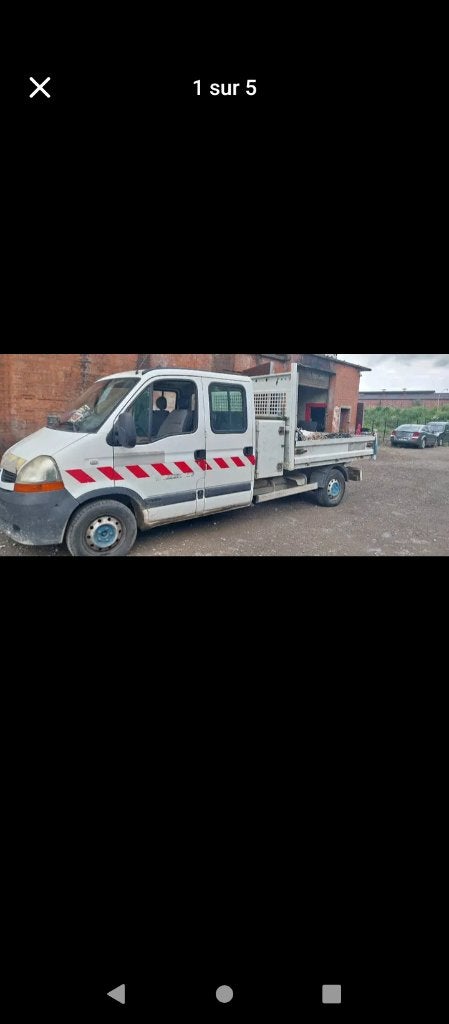 Renault Master double cabine benne, Enlèvement, Renault