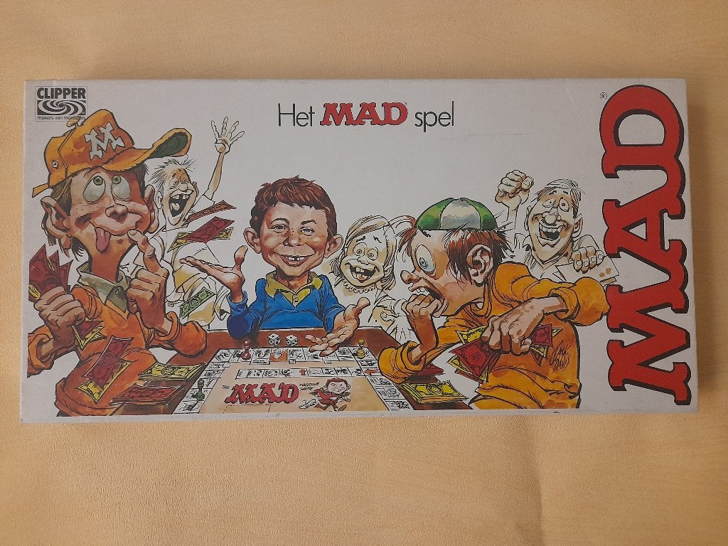 Het MAD spel, Hobby en Vrije tijd, Gezelschapsspellen | Bordspellen, Ophalen of Verzenden