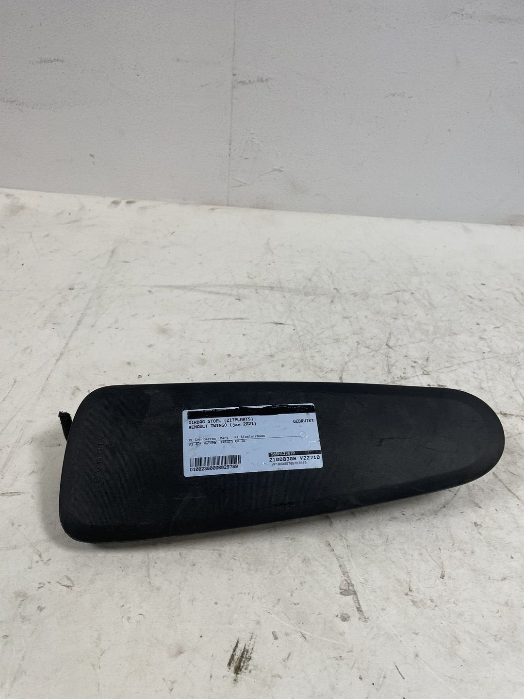Stoelairbag Renault Twingo III 0.9 Energy TCE 93 12V, Renault, -, Utilisé, -