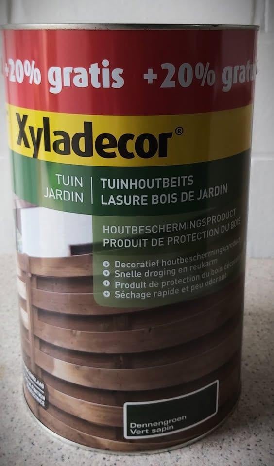 Teinture à bois de jardin Xyladecor vert pin, NOUVELLE !, Jardin & Terrasse, Jardin & Terrasse Autre, Neuf, Enlèvement