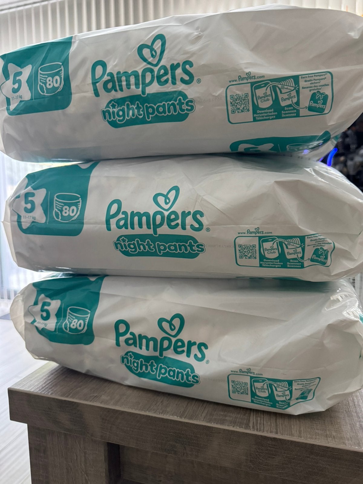 NIEUW - Pamperbroekjes PAMPERS Maat 5 (240 stuks), Enlèvement, Neuf
