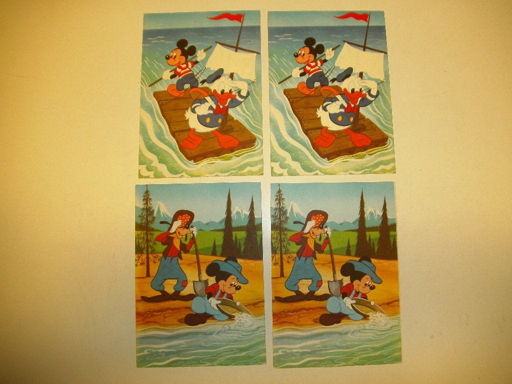 Lot van 10 prentbriefkaarten Walt Disney (Verzam-007), Ophalen of Verzenden, 1960 tot 1980, Ongelopen, Overige thema's