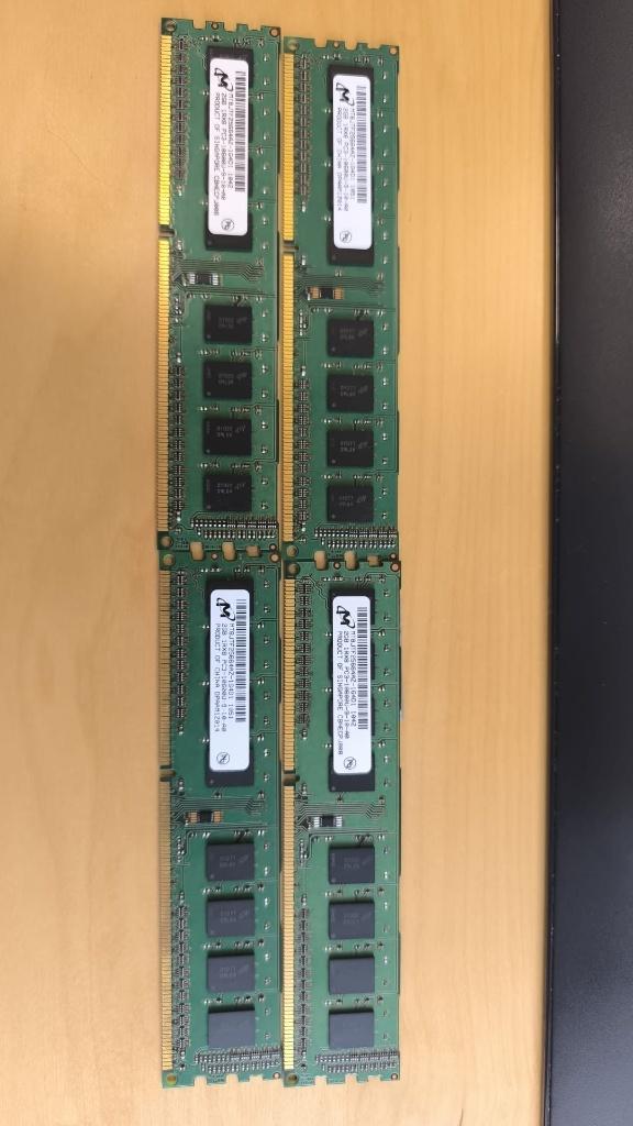 4x2GB DDR3 10600 9-10, Computers en Software, RAM geheugen, Ophalen, Gebruikt, DDR3, Desktop