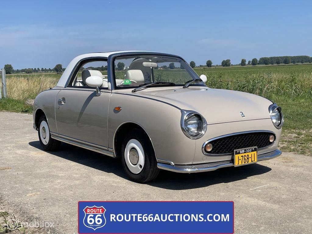 Nissan Figaro | 1991 | Route 66 Auctions, Zwart, Bedrijf, Handgeschakeld, Overige carrosserie