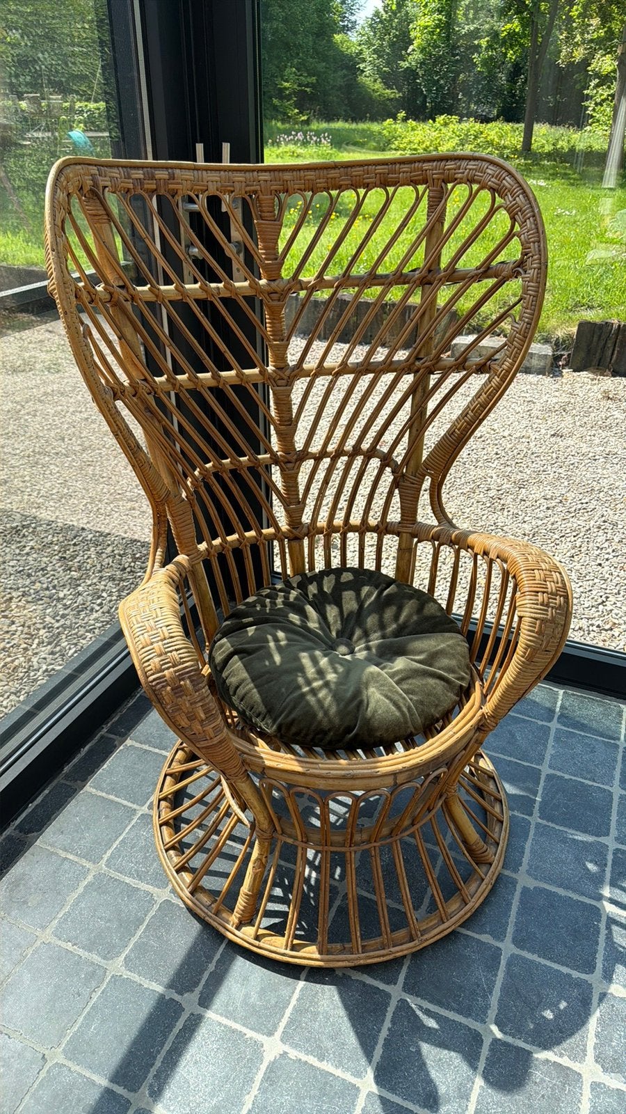 Chaise en rotin Gio Ponti, Enlèvement, Comme neuf, Rotin