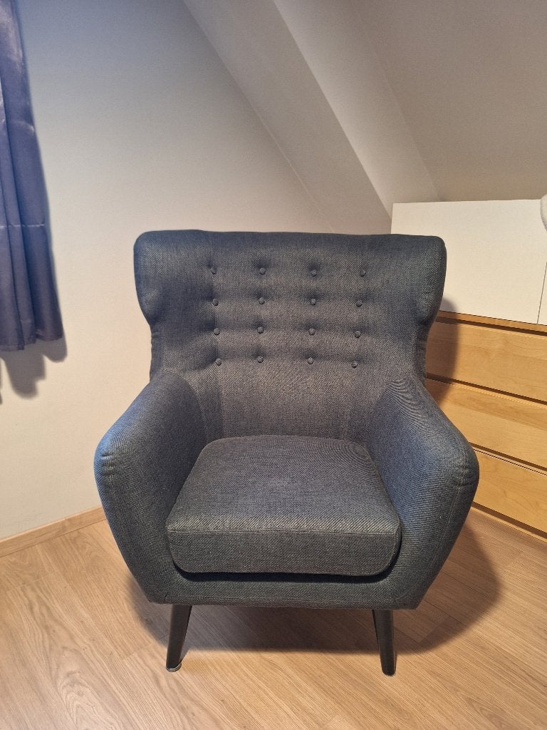 Fauteuil, Maison & Meubles, 75 à 100 cm, Comme neuf, Enlèvement, Scandinave
