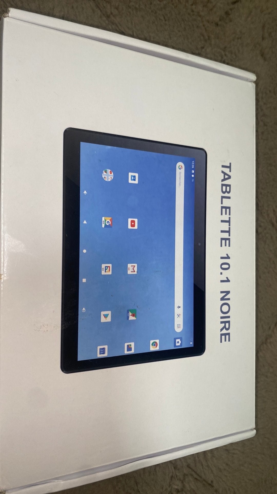 Tablette 10.1 noire werkt prima met oplader, Enlèvement, Comme neuf