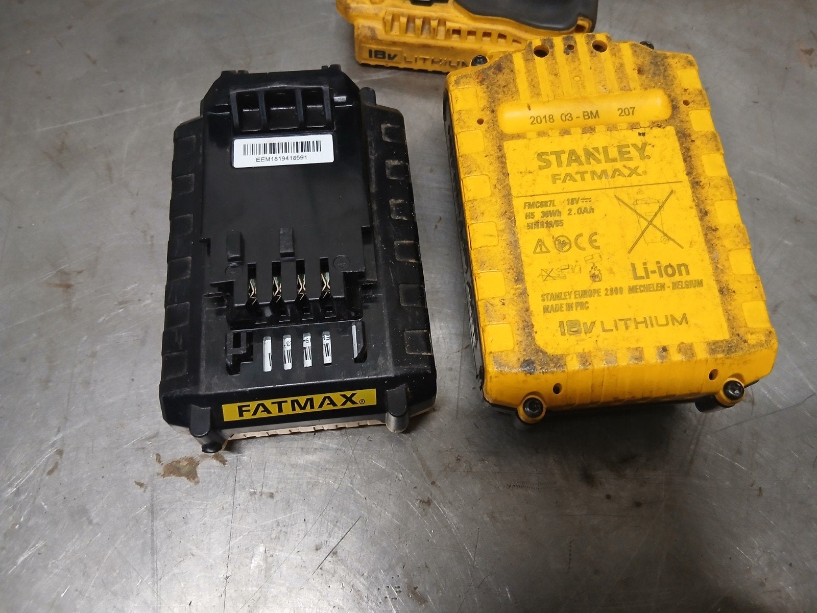 Stanley Fatmax 18 Volt batterijen, Ophalen of Verzenden, Gebruikt