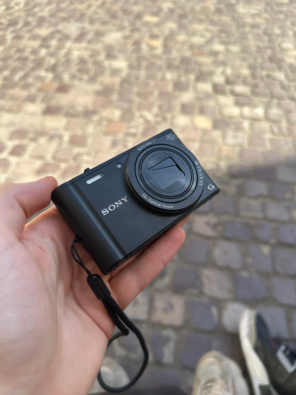 Sony WX350, Batterie, Flash intégré, Comme neuf, Enlèvement
