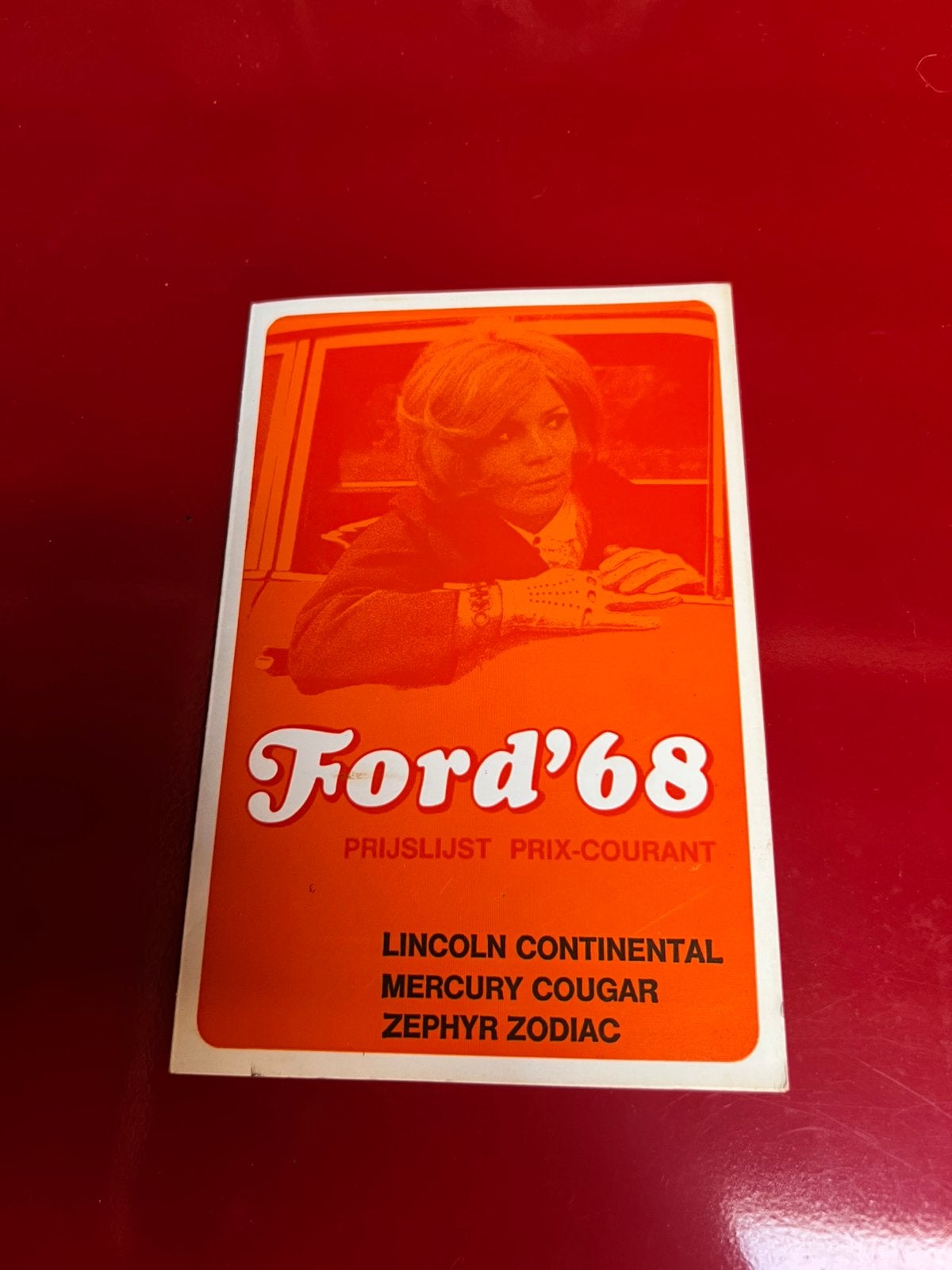 Prijslijst 1968 ford, Ophalen of Verzenden