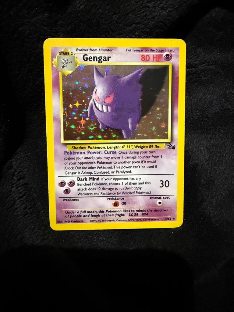 Gengar 5/62 fossil, Ophalen of Verzenden, Zo goed als nieuw