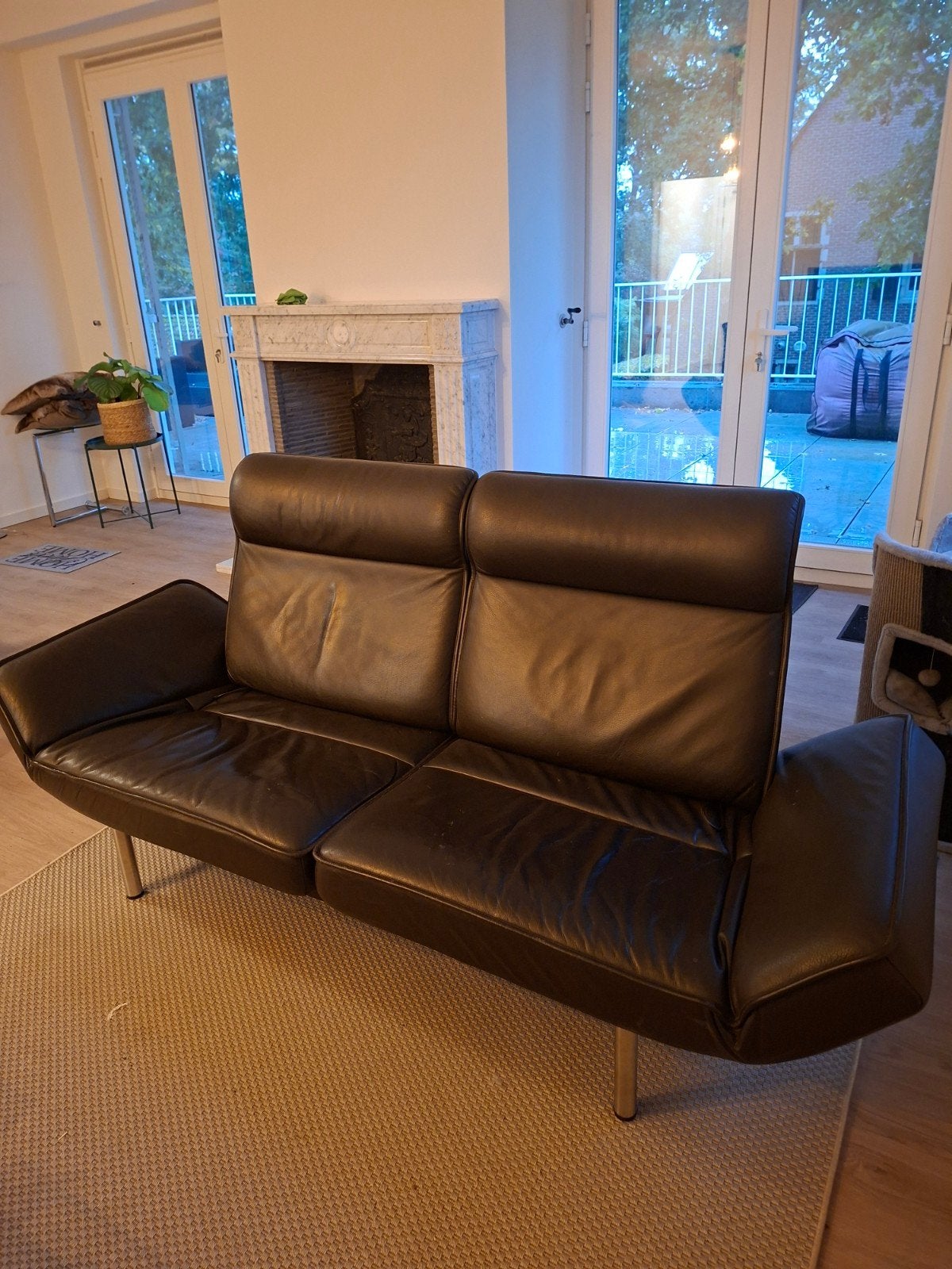 Design  De Sède tweezit, Huis en Inrichting, Ophalen, Zo goed als nieuw, Leer, Modern Design