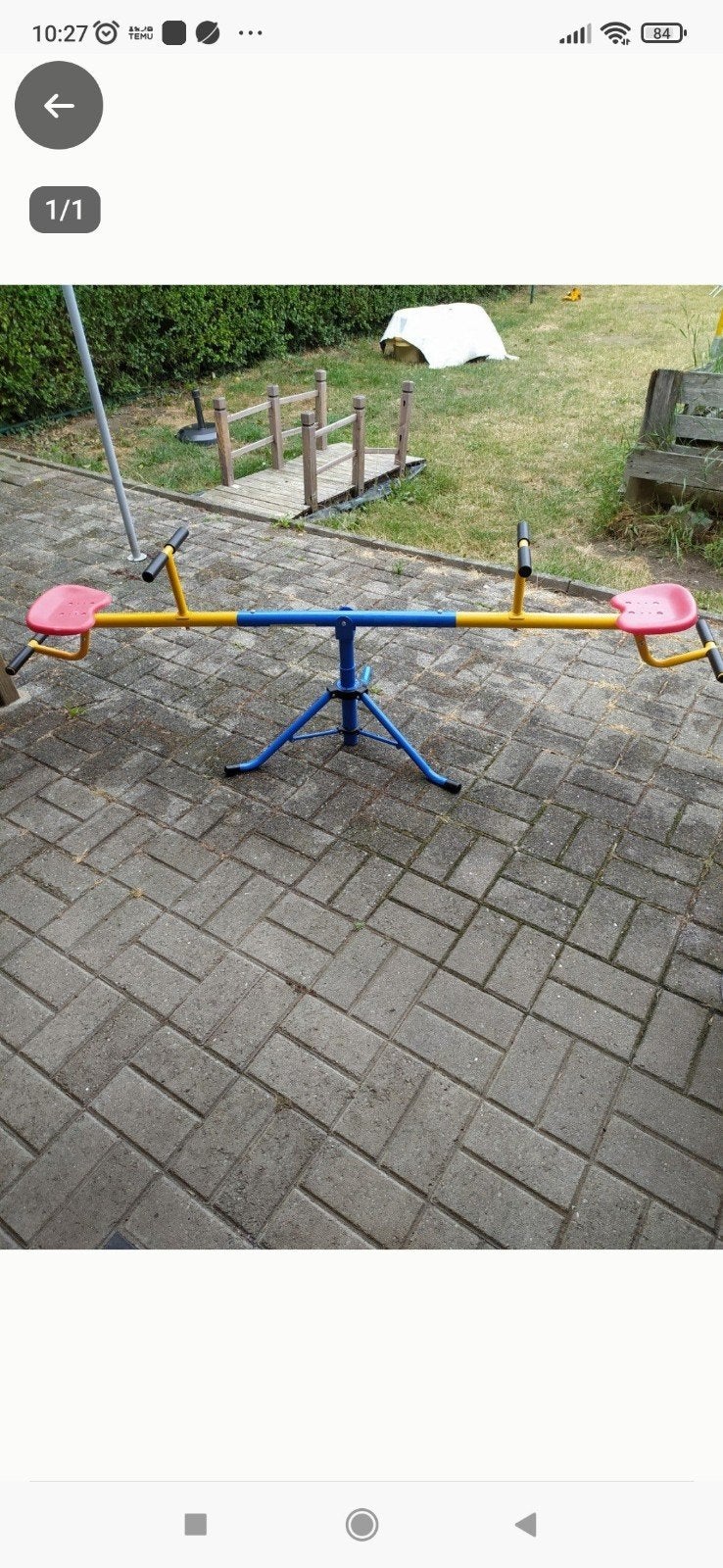 wipplank, Kinderen en Baby's, Ophalen