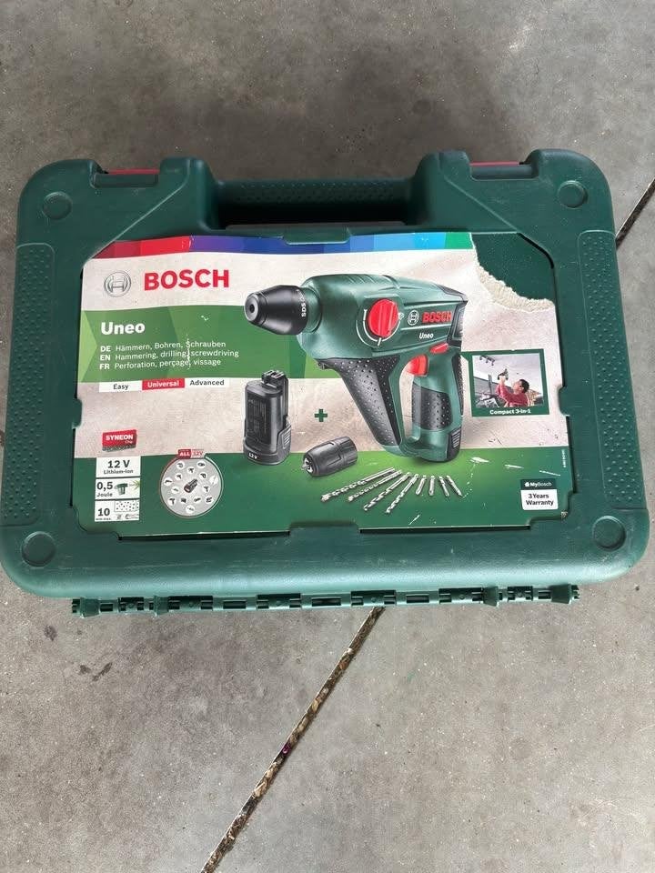 snoerloos accu boor en schroefmachine, Ophalen, Variabele snelheid, Minder dan 400 watt, Zo goed als nieuw