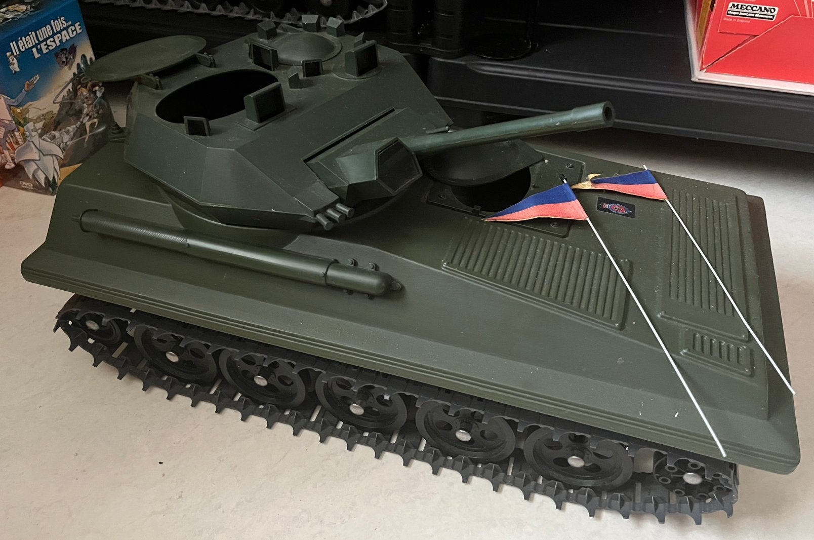 Vintage PALITOY Action Man tank Scorpion, Enlèvement, Comme neuf