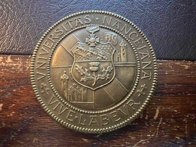 Bronzen medaille Universiteit van Nancy, Mgr Jérôme, Ophalen