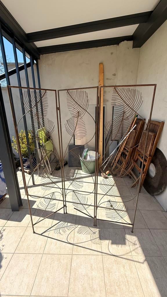 Paravent de jardin, Tuin en Terras, Ophalen, Gebruikt, IJzer, Overige typen