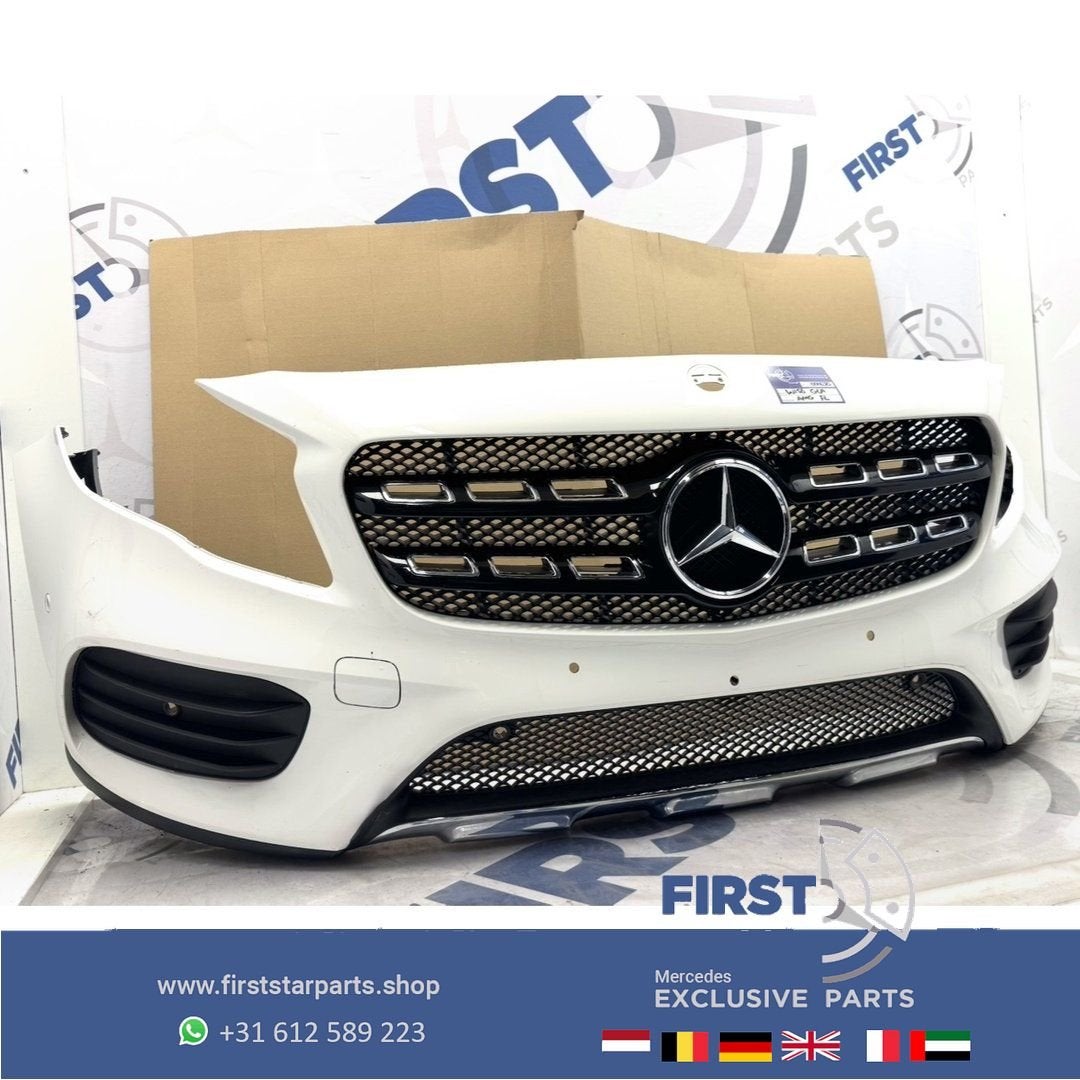 W156 BUMPER GLA FACELIFT AMG VOORBUMPER X156 ZWART WIT GRIJS, Utilisé, -, Avant, -
