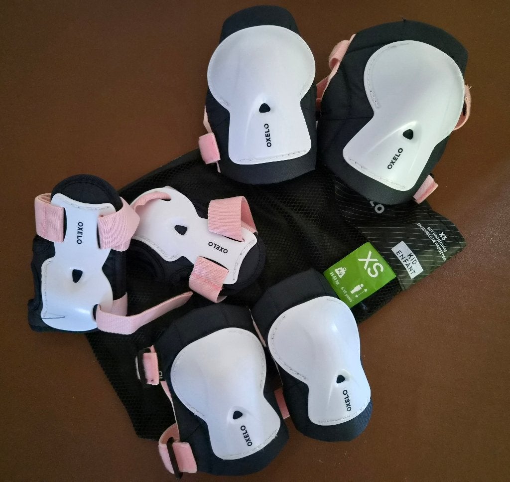 Kit protections Roller/Trottinette OXELO XS (6-10 ans), Enlèvement, Réglable, Comme neuf, Enfants
