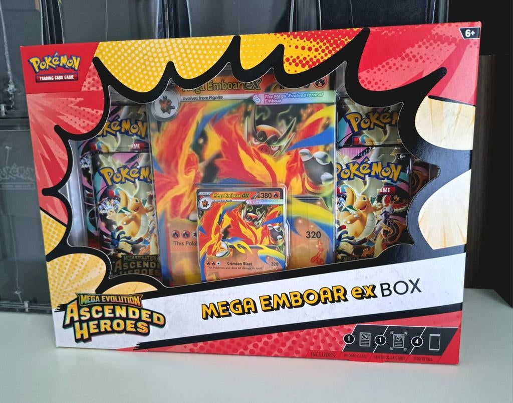 Mega Emboar ex box, Ophalen, Nieuw, Boosterbox, Foil