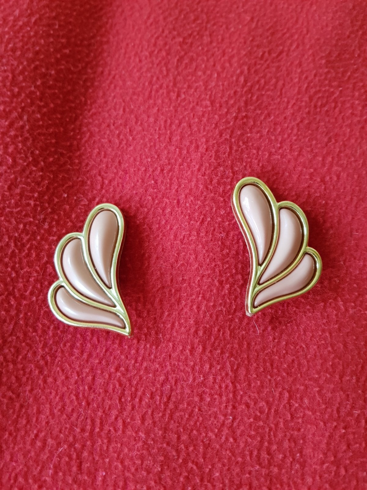 Vintage oorbellen met clips, roze, uitstekende staat, Handtassen en Accessoires, Oorbellen, Ophalen, Zo goed als nieuw, Roze