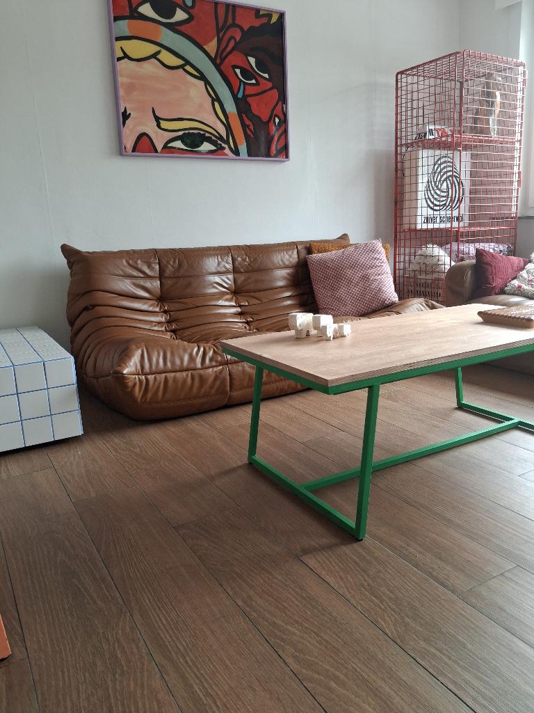 Table basse robuste.uocycling, Maison & Meubles, Tables | Tables de salon, Neuf, 100 à 150 cm, Moins de 50 cm, Scandinavisch