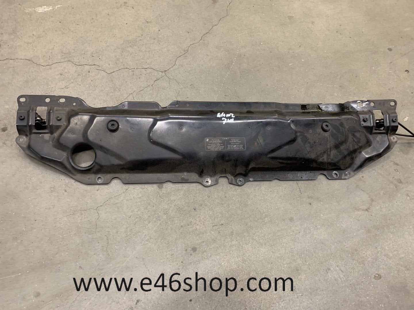 Motorkap vergrendeling slot BMW E60 E61 met plaat, -, Utilisé, -, Enlèvement ou Envoi