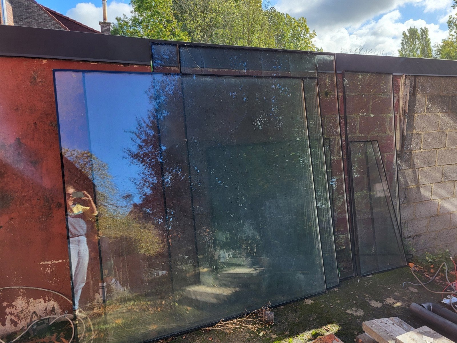 Grote ruiten, Bricolage & Construction, Panneau vitré, 160 cm ou plus, 160 cm ou plus, Enlèvement