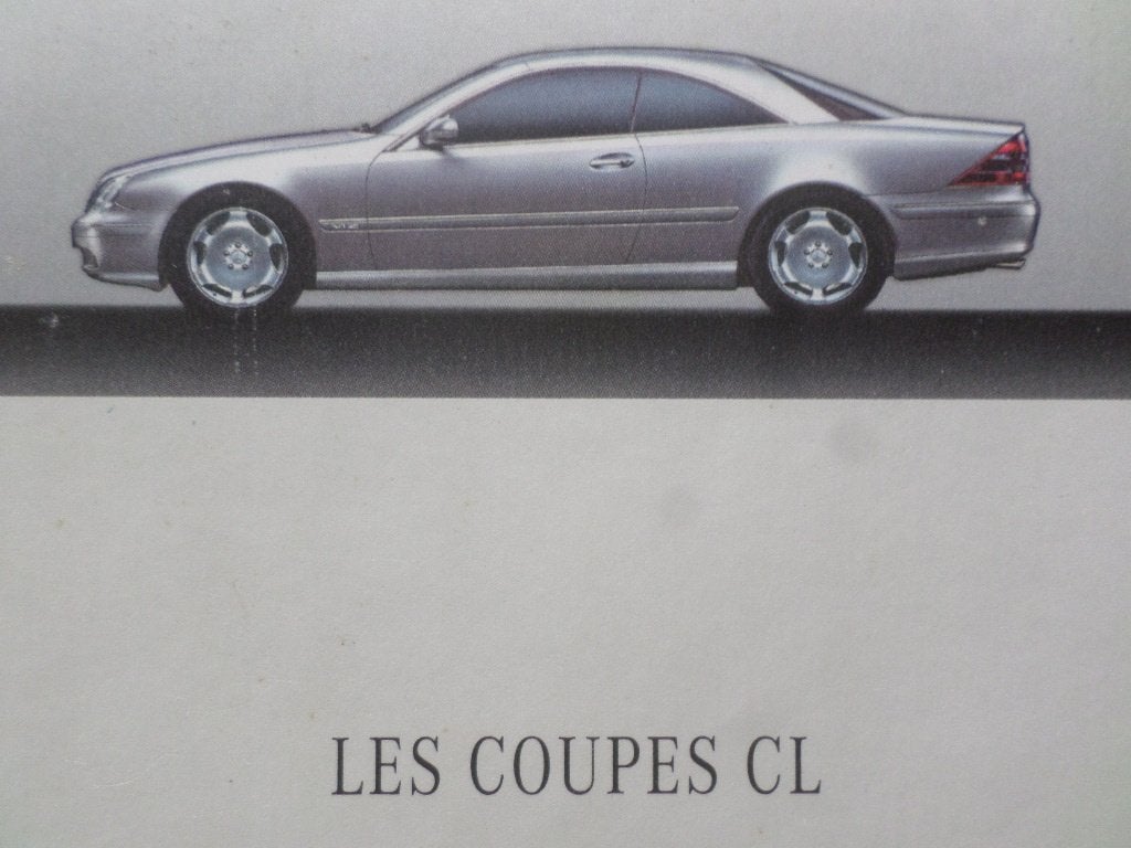 Livre Mercedes 500 & 600 CL 1999 - FRANÇAIS, Enlèvement ou Envoi, Mercedes