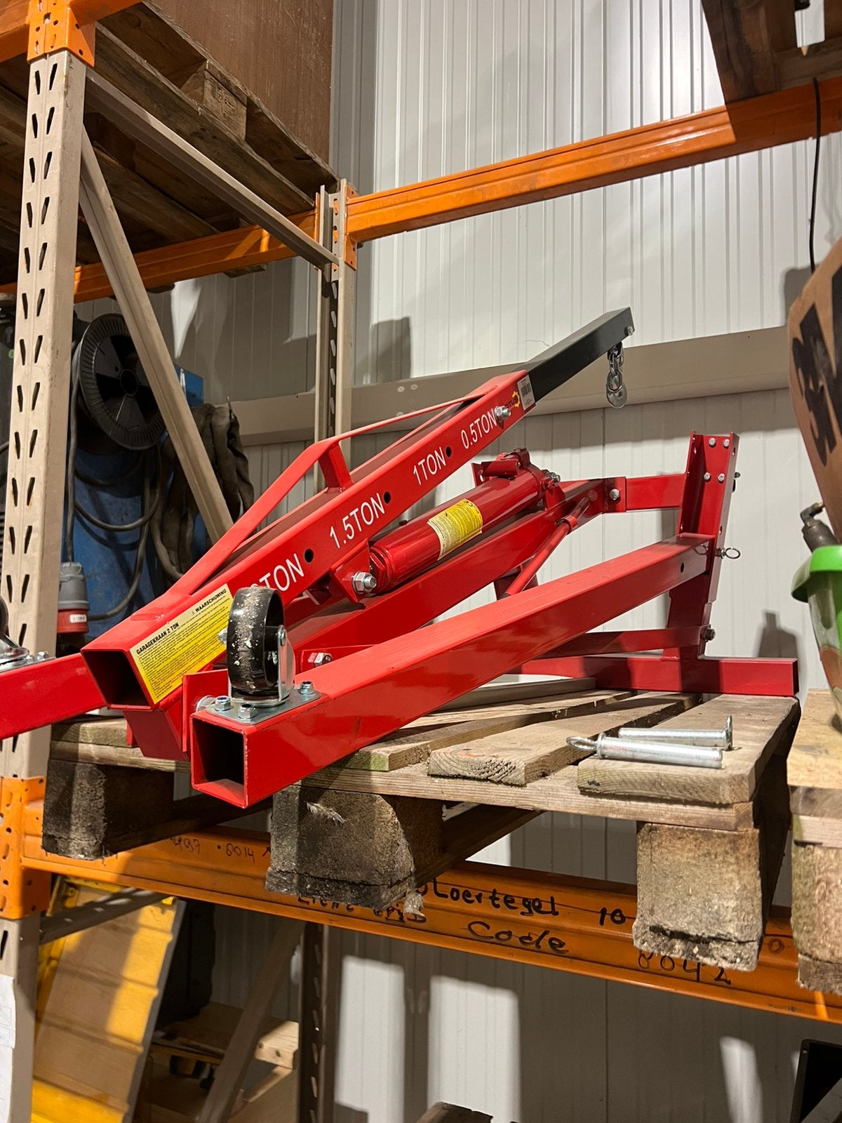 Machinetakel 2 ton, Auto diversen, Ophalen, Zo goed als nieuw