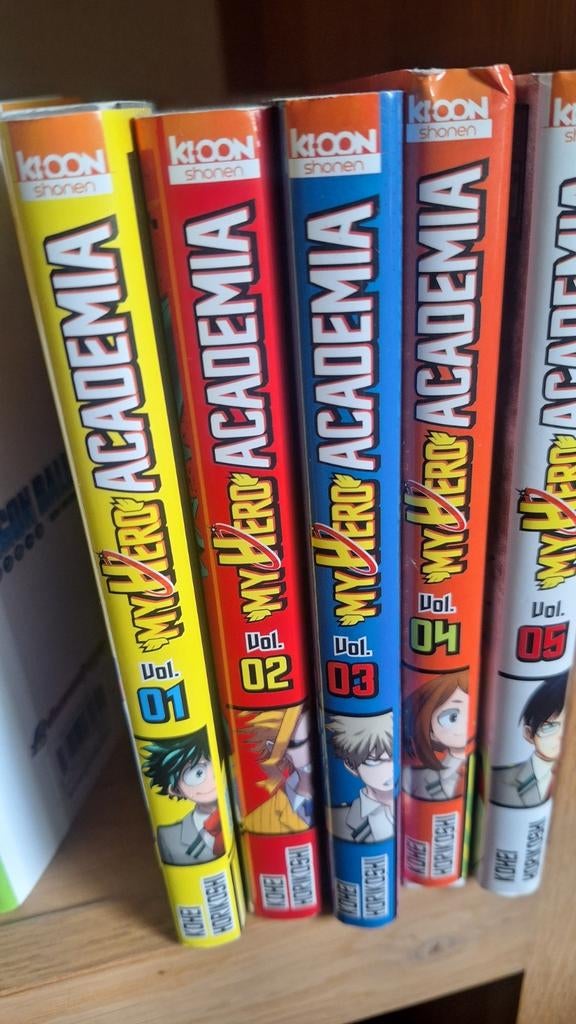 My Hero Academia, Boeken, Ophalen