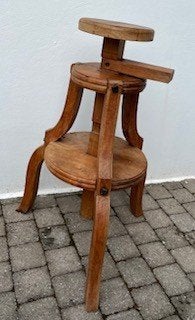 sellette de sculpteur, Enlèvement