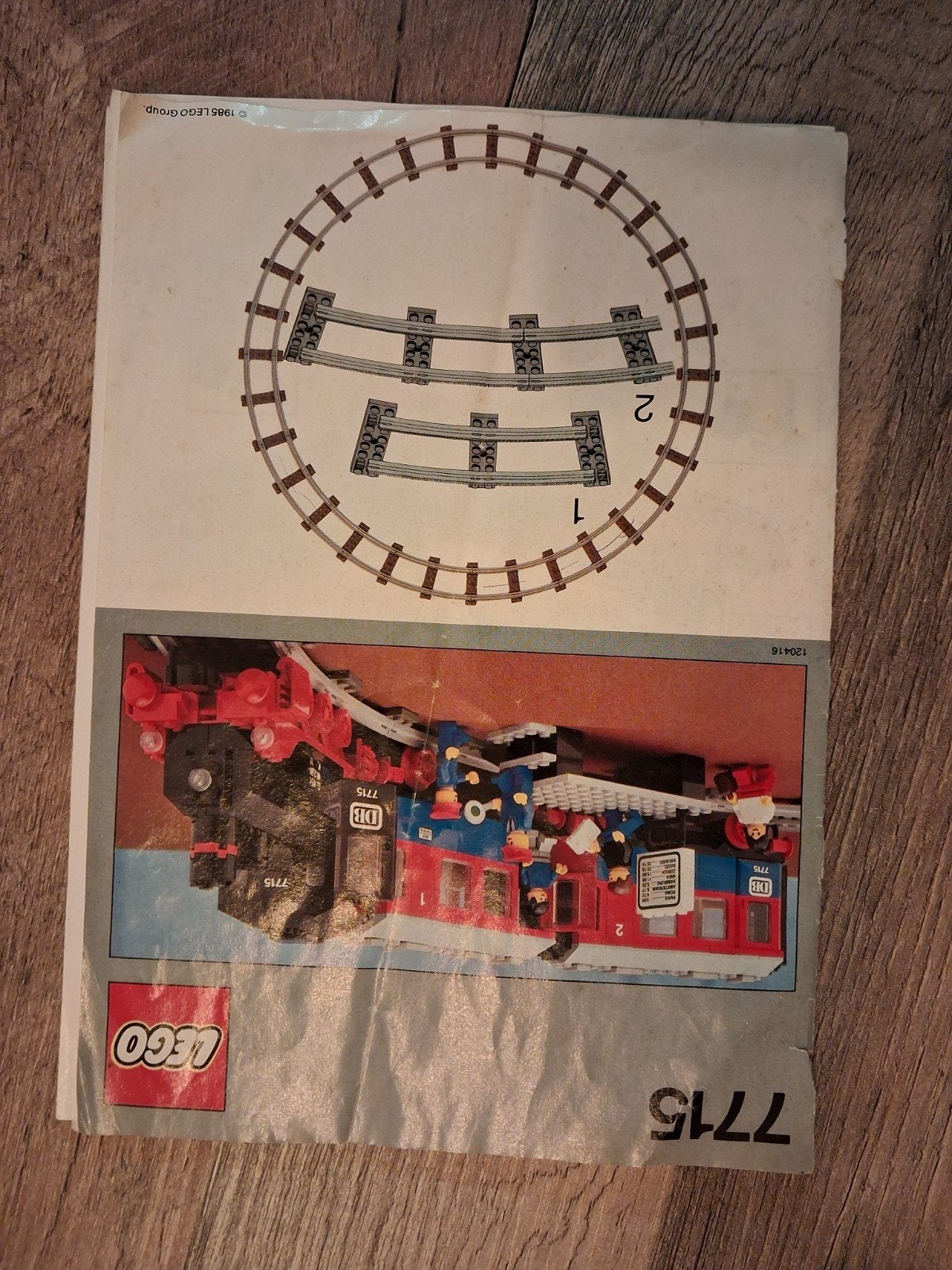 Lego handleiding 7715, Verzenden, Lego