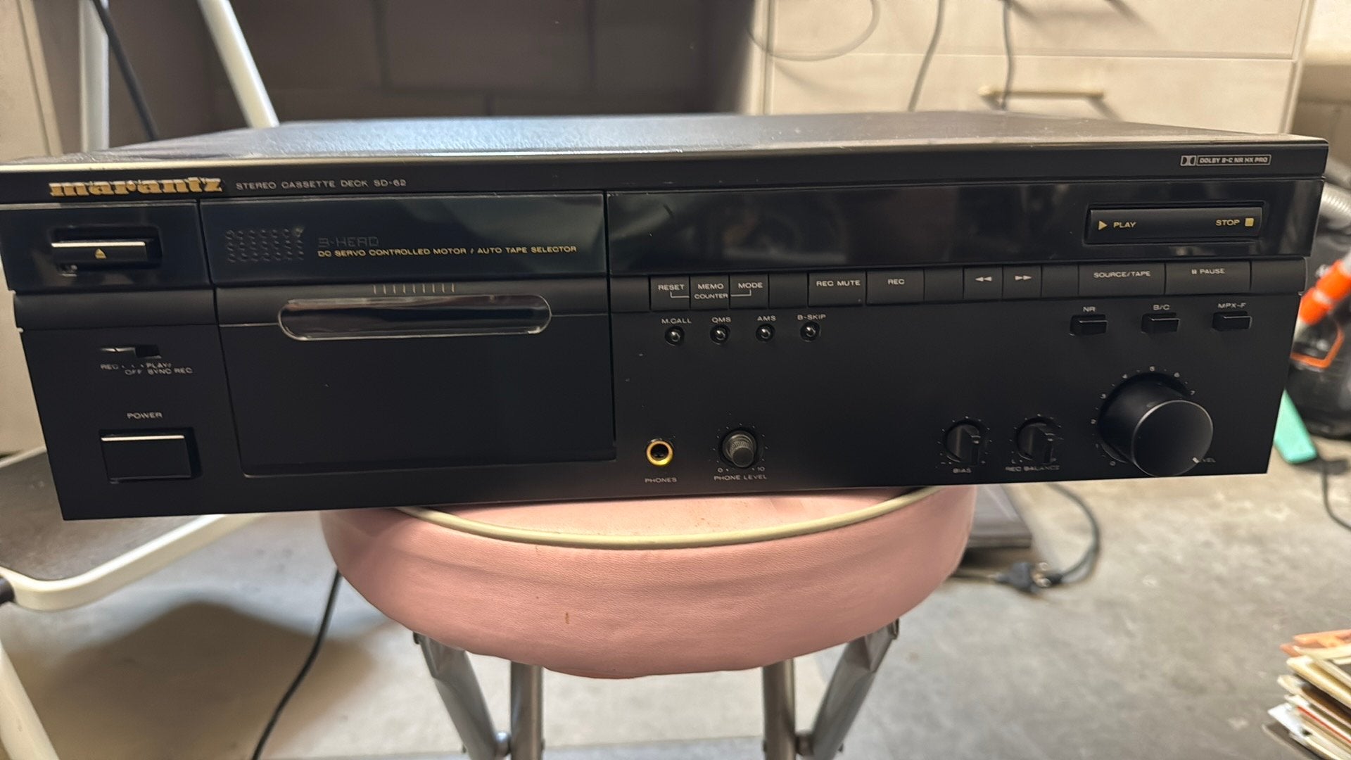 Marantz 3 kops cassettedeck SD-62, Computers en Software, Servers, Ophalen, Zo goed als nieuw