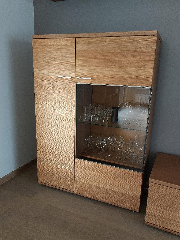 vitrinekast, wandmeubel en tv meubel, Enlèvement, Utilisé, Verre