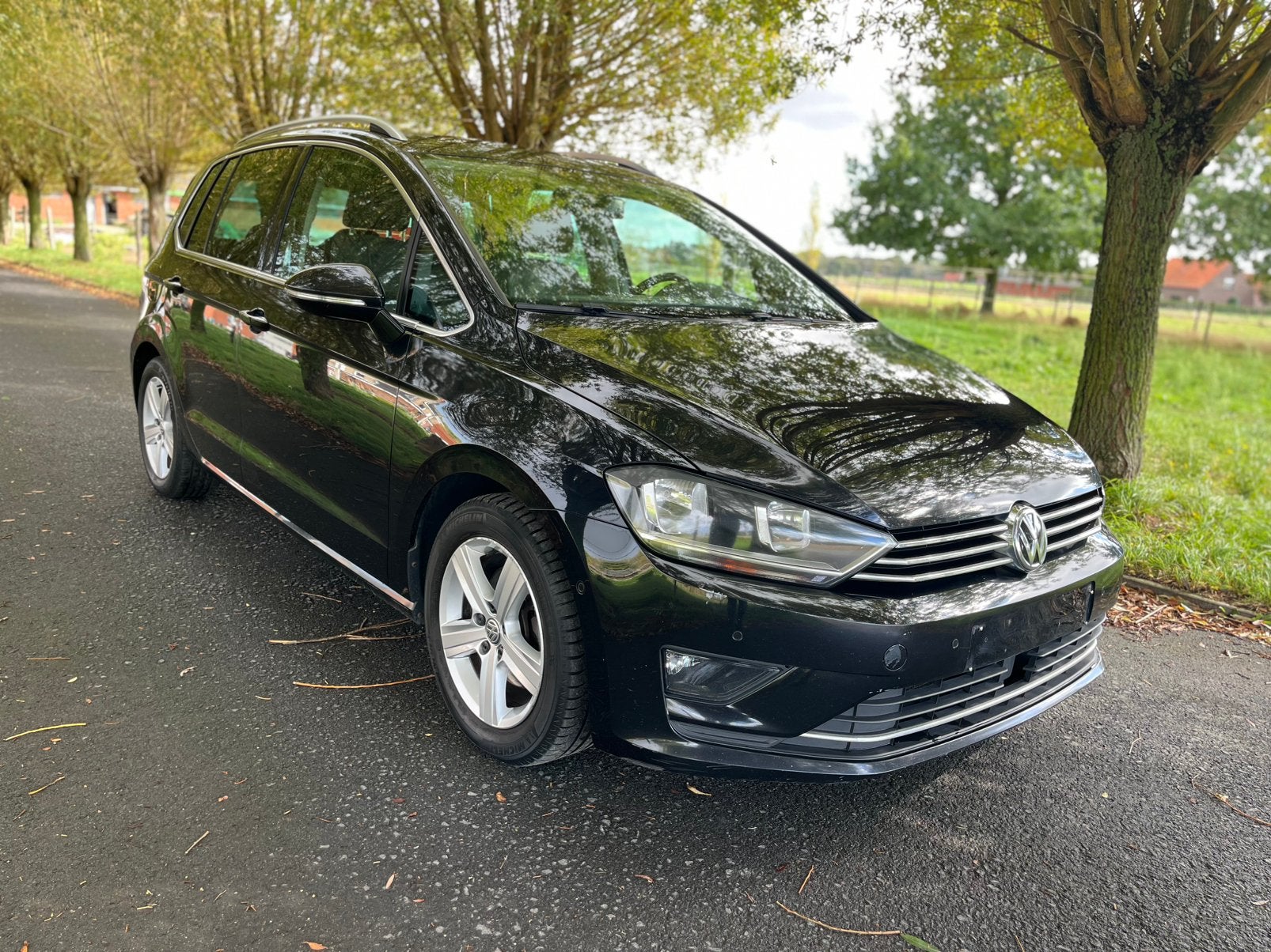 Volkswagen Golf Sport 1.6 TDi EUR6b Bon état!, Autos, Achat, Ordinateur de bord, Alcantara, Noir
