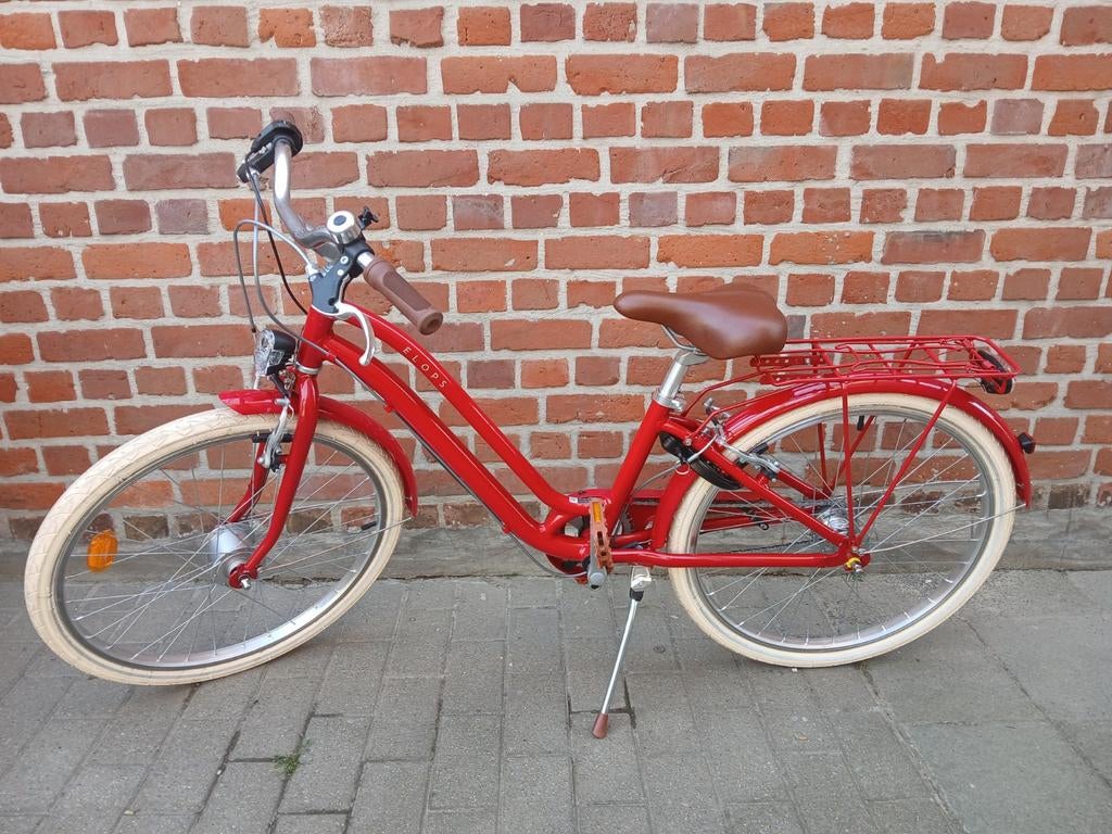 Kinderfiets 20" in nieuwstaat, Ophalen, Velgrem, Elops ( Decathlon ), Versnellingen
