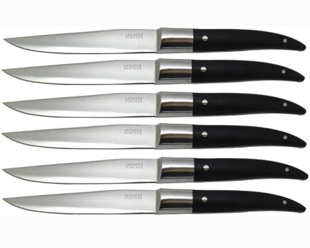 LAGUIOLE EVOLUTION steakmessen 6 stuks, Huis en Inrichting, Ophalen, Zo goed als nieuw, Laguiole