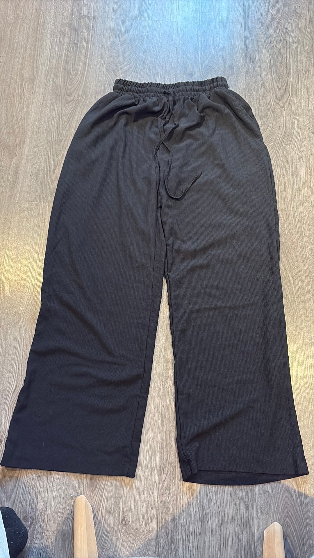Linne broek, Kleding | Dames, Ophalen, Zo goed als nieuw, Maat 42/44 (L)
