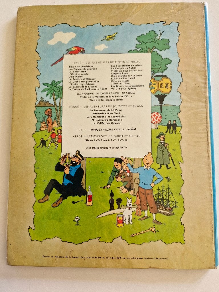 BD ancienne TINTIN - Le Sceptre d'Ottokar (Hergé), Livres, Enlèvement ou Envoi, Utilisé