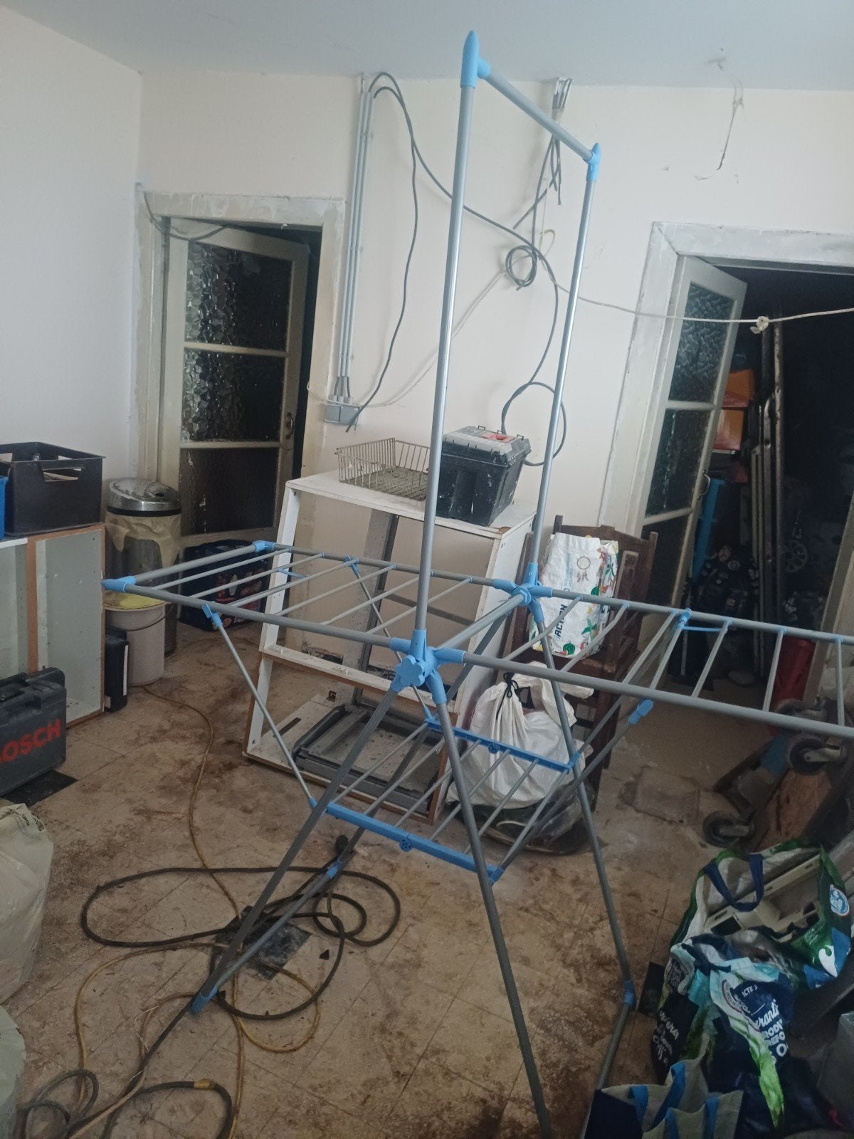 Seche linge pliable, Bricolage & Construction, Échafaudages, Enlèvement