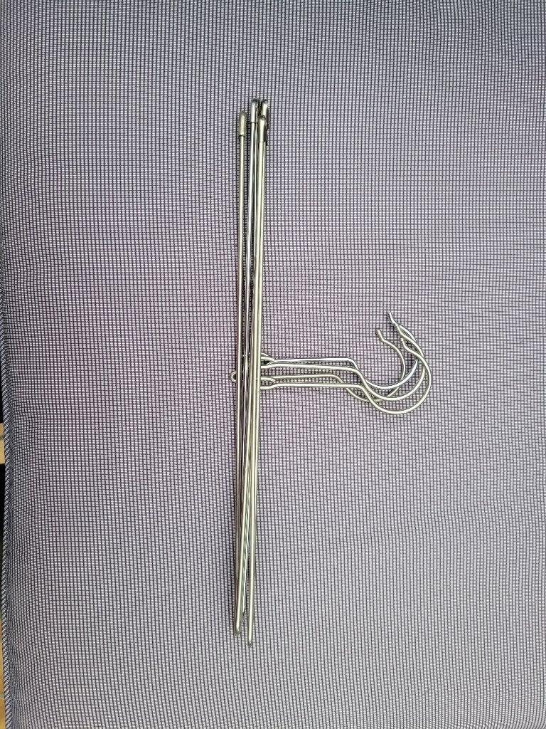 4 kleerhangers broek metaal, Enlèvement, Utilisé, Métal, Adultes