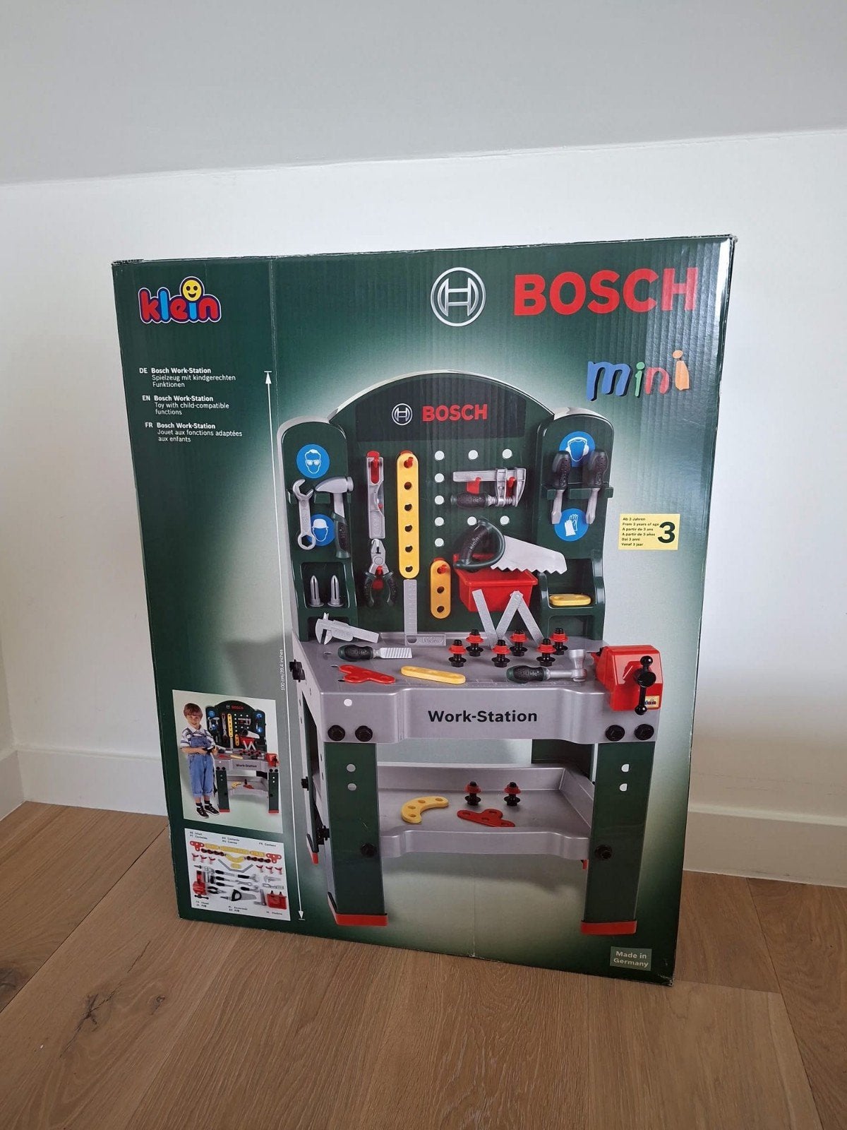 Établi pour jouets Bosch, Enlèvement